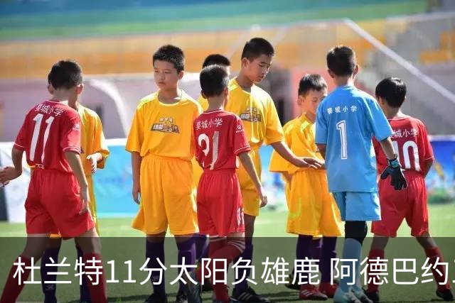 杜兰特11分太阳负雄鹿 阿德巴约三分绝杀活塞
